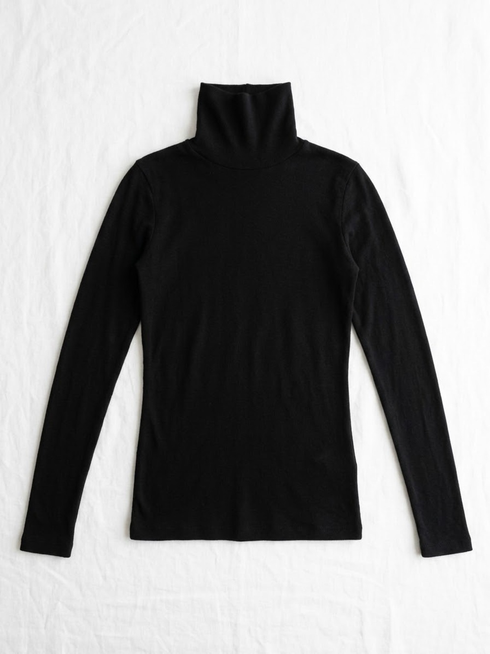 Club Monaco wool blend Black Slim Turtleneck Sweater